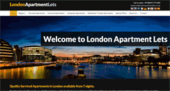 Desktop Screenshot of londonapartmentlets.co.uk