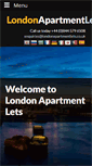 Mobile Screenshot of londonapartmentlets.co.uk